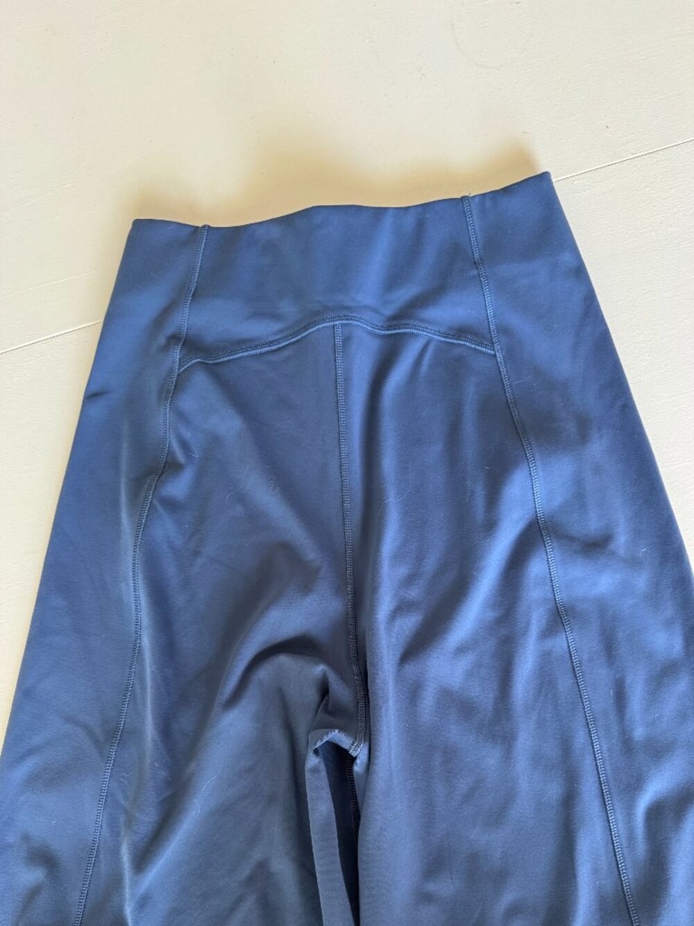 Lululemon Define High-Rise Wide-Leg Pant Luon Blue Twill Size Medium Athleisure - Picture 4 of 9